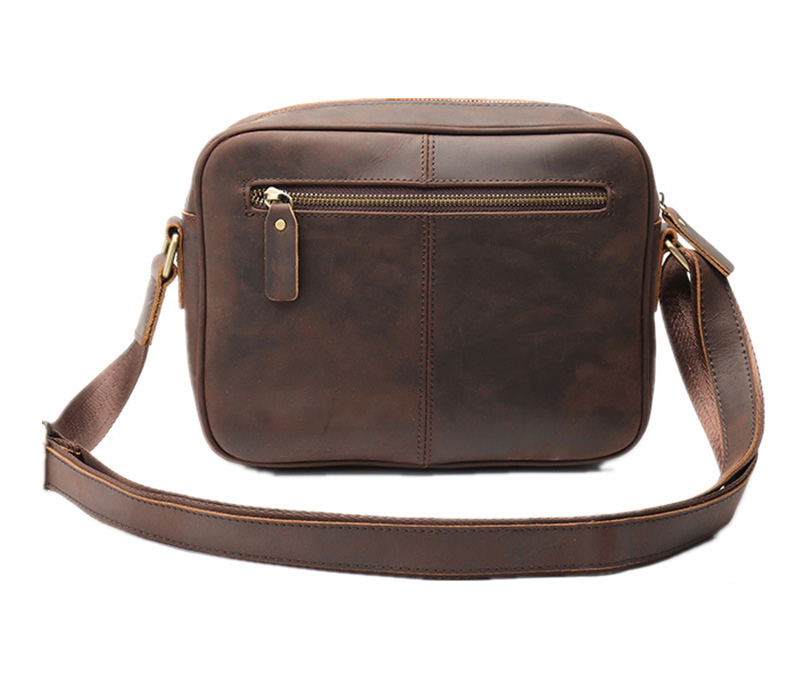 Crossbody Bag — Leather Compact File — product view