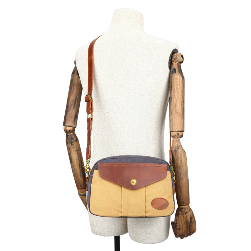 Crossbody Bag — Canvas Colorblock — product view