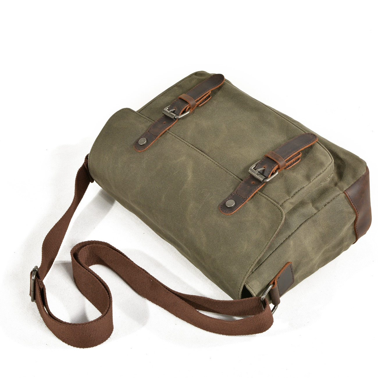 Crossbody Bag — Canvas Daily Satchel — product view