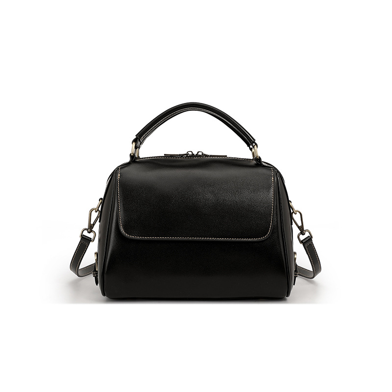Crossbody Bag — Leather Top Handle — product view