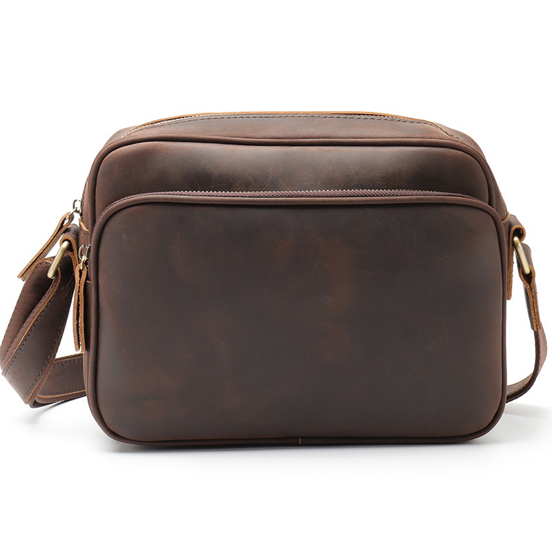 Crossbody Bag — Leather Compact File — product view