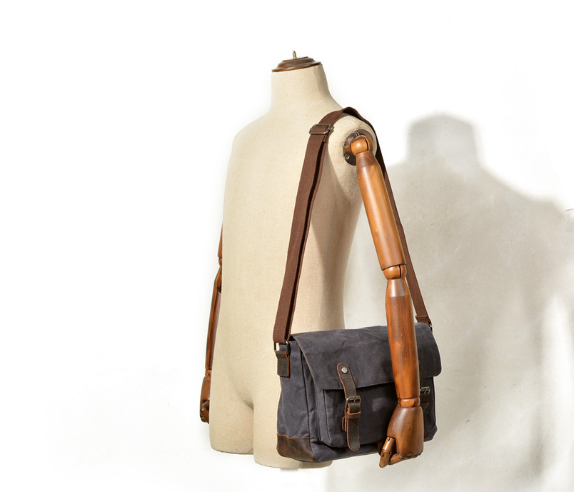 Crossbody Bag — Canvas Daily Satchel — product view
