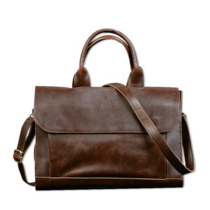 Briefcase — Soft Flap Shoulder Bag — product view