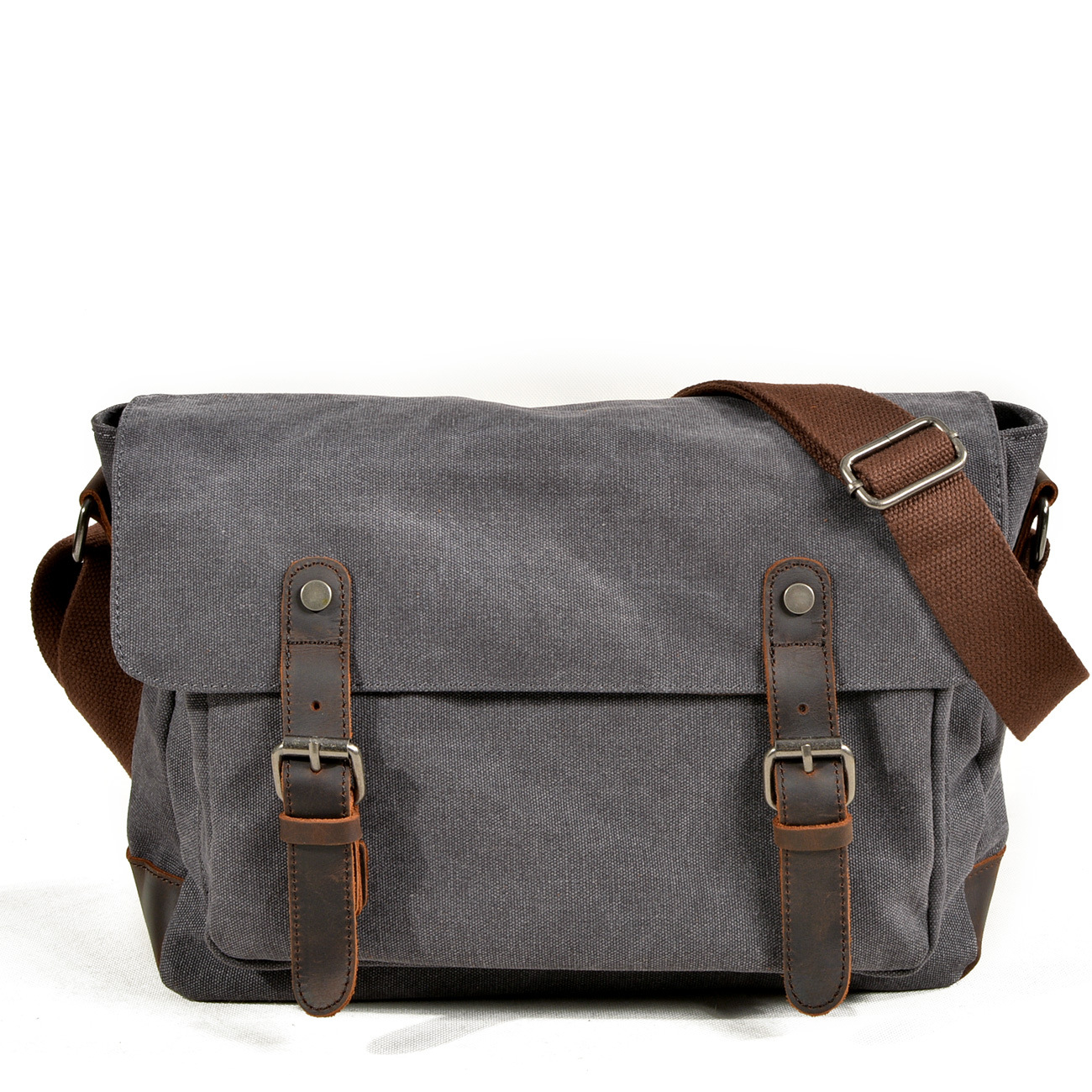 Crossbody Bag — Canvas Daily Satchel — product view